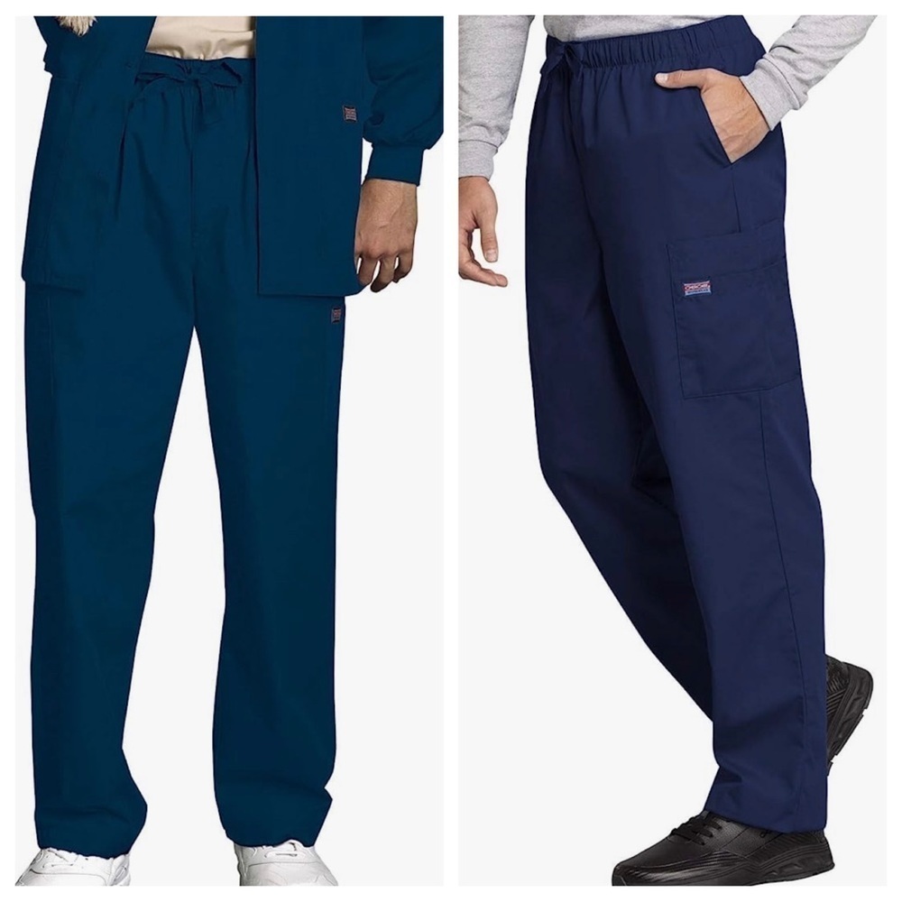 Medical Cargo Pants for Men Workwear Originals, Zipper Fly Scrubs
